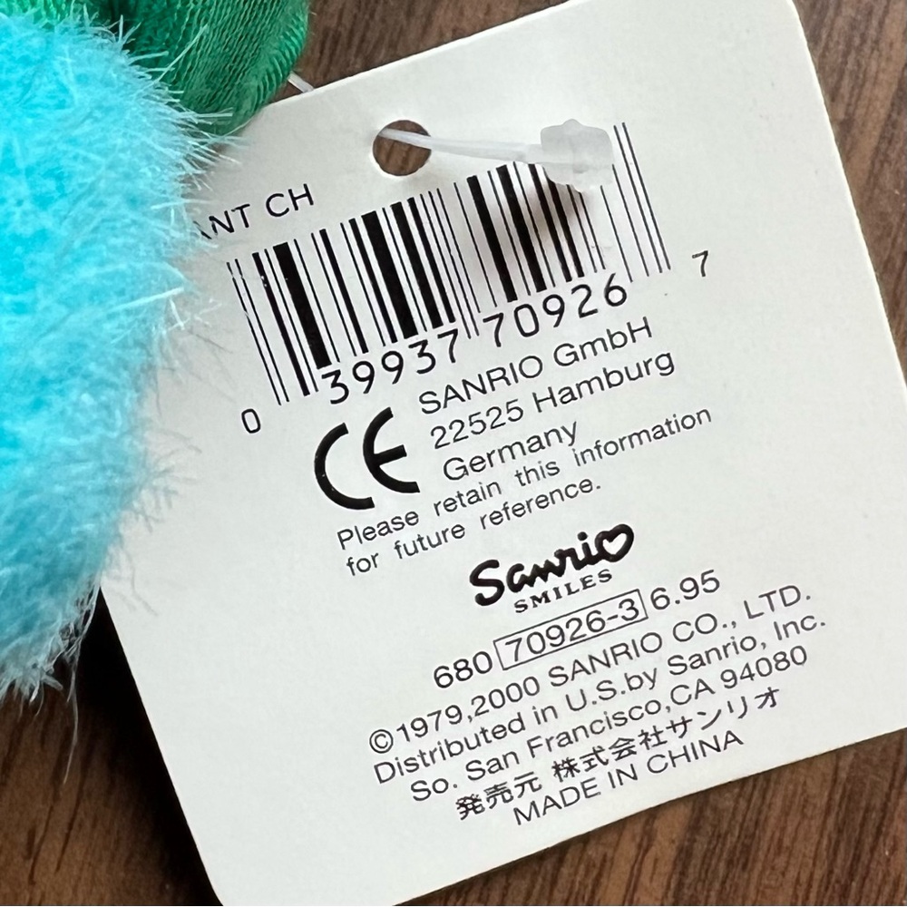 Sanrio Blue Elephant Plush with Green Outfit - Picture 3 of 4